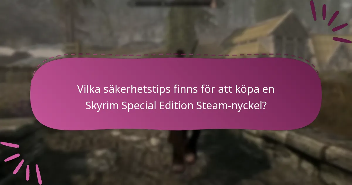 Vilka steg bör jag ta efter att ha köpt en Skyrim Special Edition Steam-nyckel?